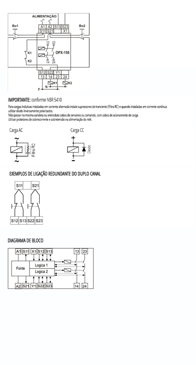 rele-microprocessado-De-Acionamento-Bimanual-OPX-158-diagrama