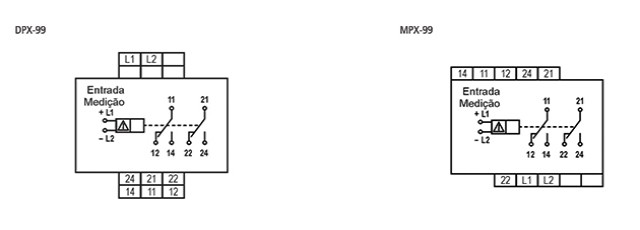 supervisor-de-tensao-monofasico-DPX-99-ligacao