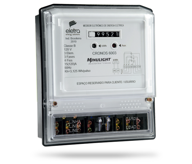 Medidor Eletrônico Cronos 6003