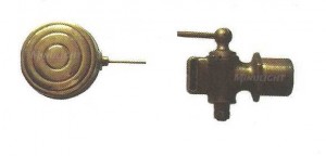 Torneira de Boia Macho com Balão Metálico