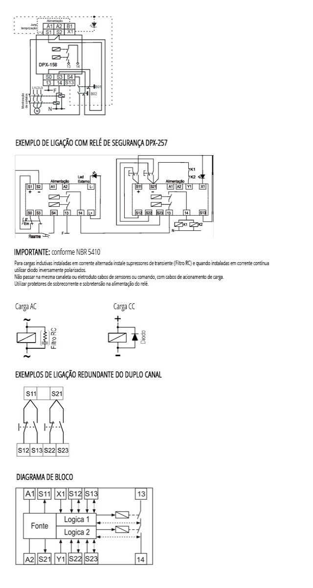 rele-microprocessado-De-Acionamento-Bimanual-DPX-158-ligacao