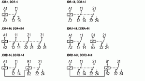 Relés auxiliares Tipo: JDR e DDR - Minulight Eletrotécnica