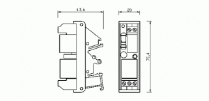 Relés auxiliares TDR-4 - Minulight Eletrotécnica