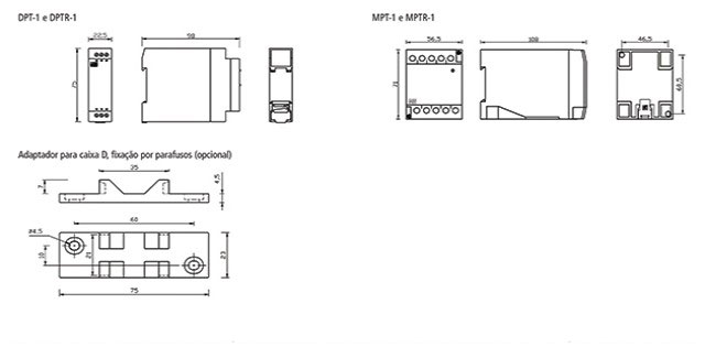 reles-de-protecao-termica-DPT-1-dimensoes