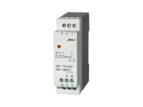Relés de sequência de fase Tipo: JPG-1, DPG-1 e MPG-1 - Minulight Eletrotécnica