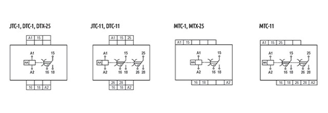 temporizadores-eletronicos-ciclicos-tipo-jtc-dtc-mtc-dtx-25-e-mtx-25-ligacao