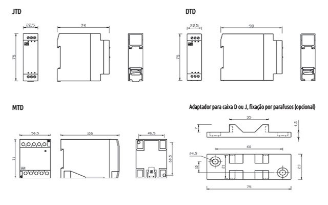 temporizadores-eletronicos-com-retardo-na-desenergizacao-tipo-jdt-7-77-dtd-7-77-e-mtd-7-77-dimensoes